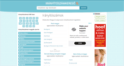 Desktop Screenshot of iranyitoszamkereso.hu