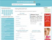 Tablet Screenshot of iranyitoszamkereso.hu